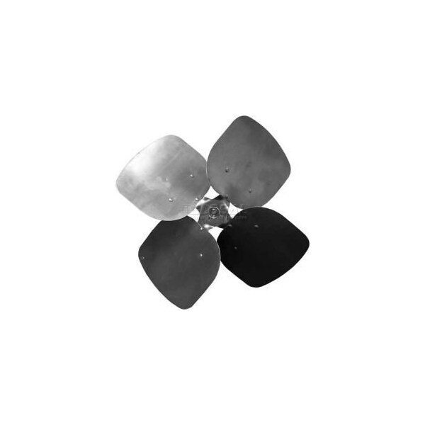 Pem Motors Four Wing Condenser Fan Blade, Fixed Hub, Aluminum Blade, 14" Dia., 33 Degree Pitch, CW 4CR1433-4 - main